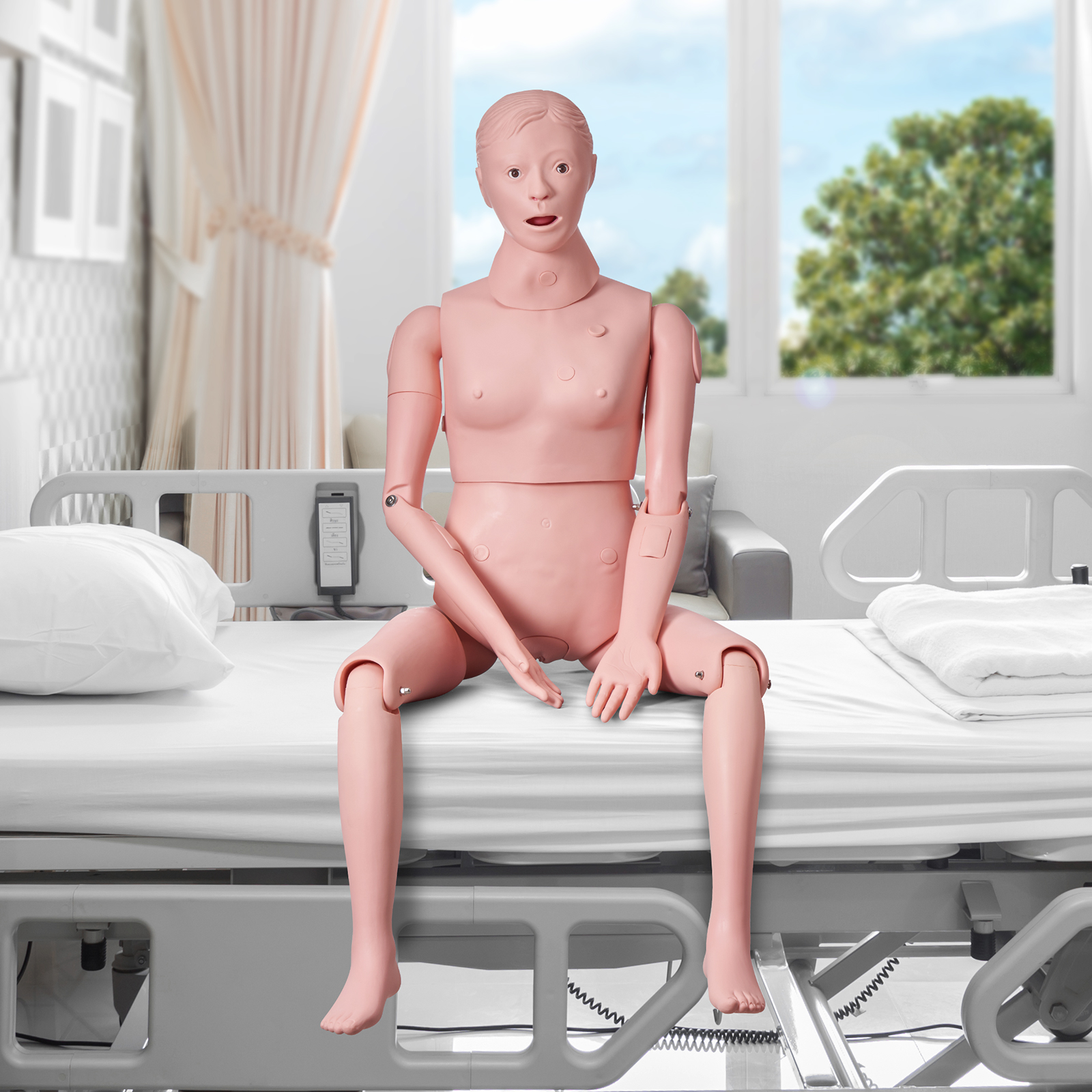 Male/Female Manikin Model Anatomical Nursing Training Patient Care Teach - Picture 10 of 38