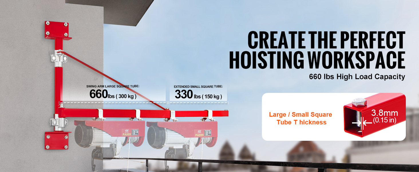 hoist arm structure design