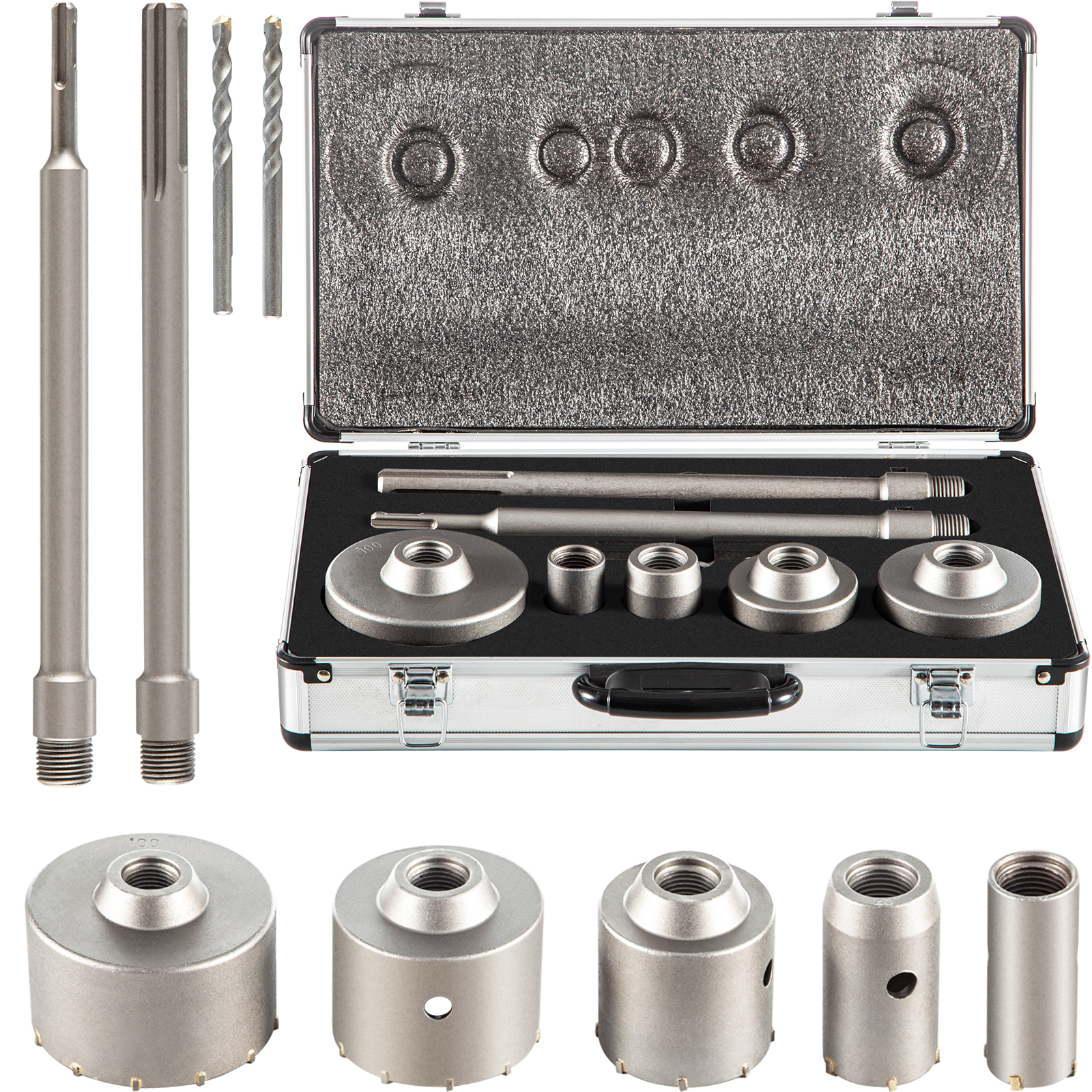 thumbnail image 2 of BINOTA 130mm Concrete Hole Saw - SDS Plus Rotary Hammer Core Bit For Masonry 2 of 11