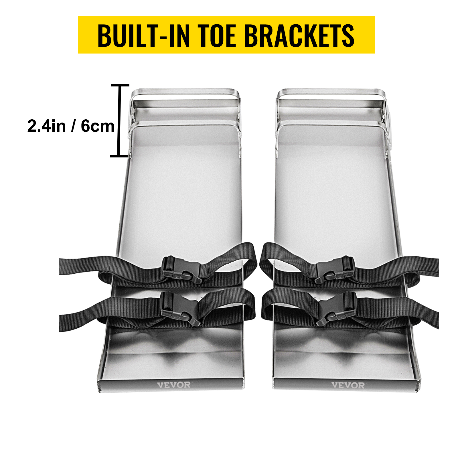 VEVOR Concrete Knee Boards Slider Knee Boards 28 x 8 Kneeler Board  Stainless Steel Kneedboards Concrete Sliders Pair Moving Sliders W /  Concrete Knee Pads & Board Straps for Concrete Finishing 