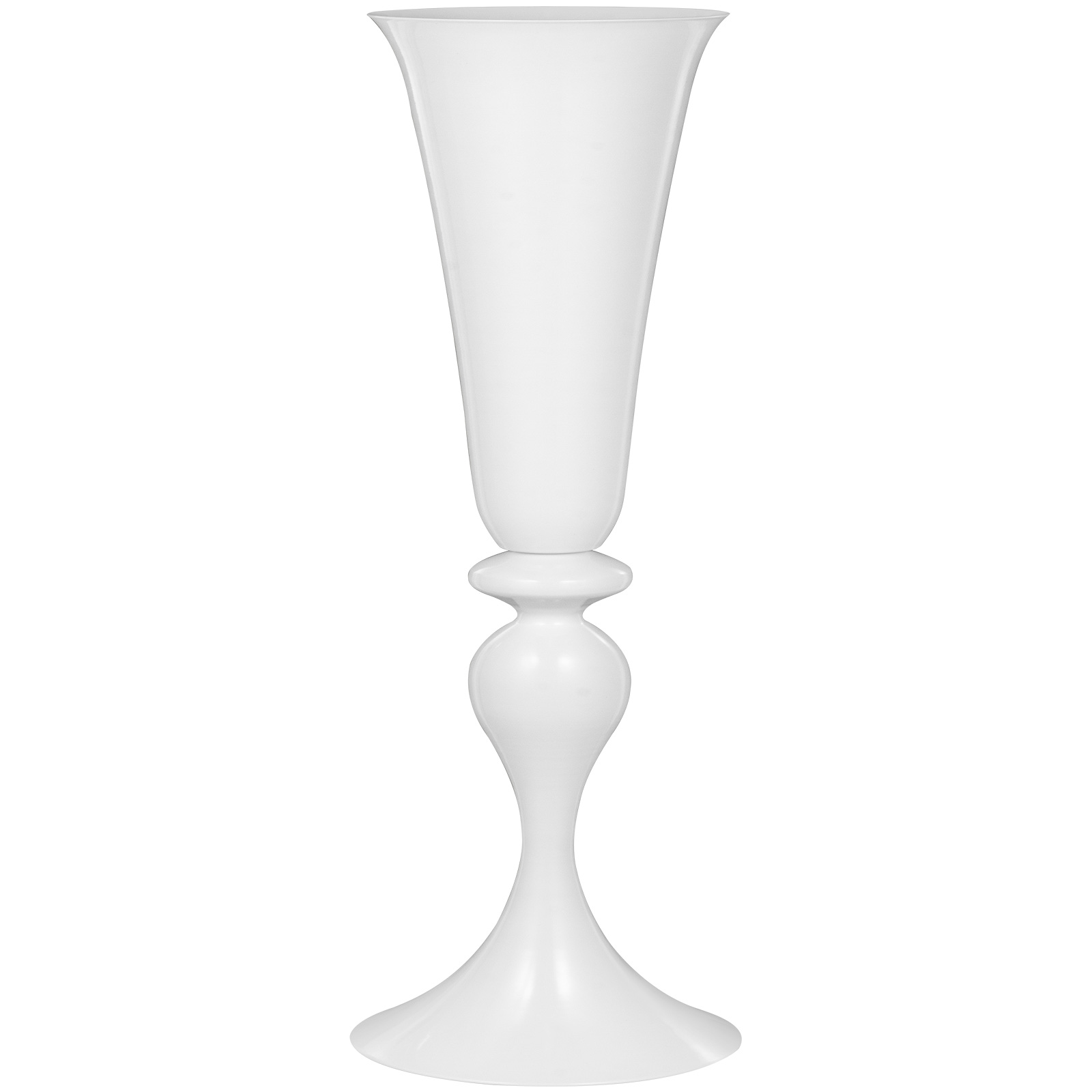 VEVOR Trumpet Vase Flower Vases Centerpiece White 22" For Party