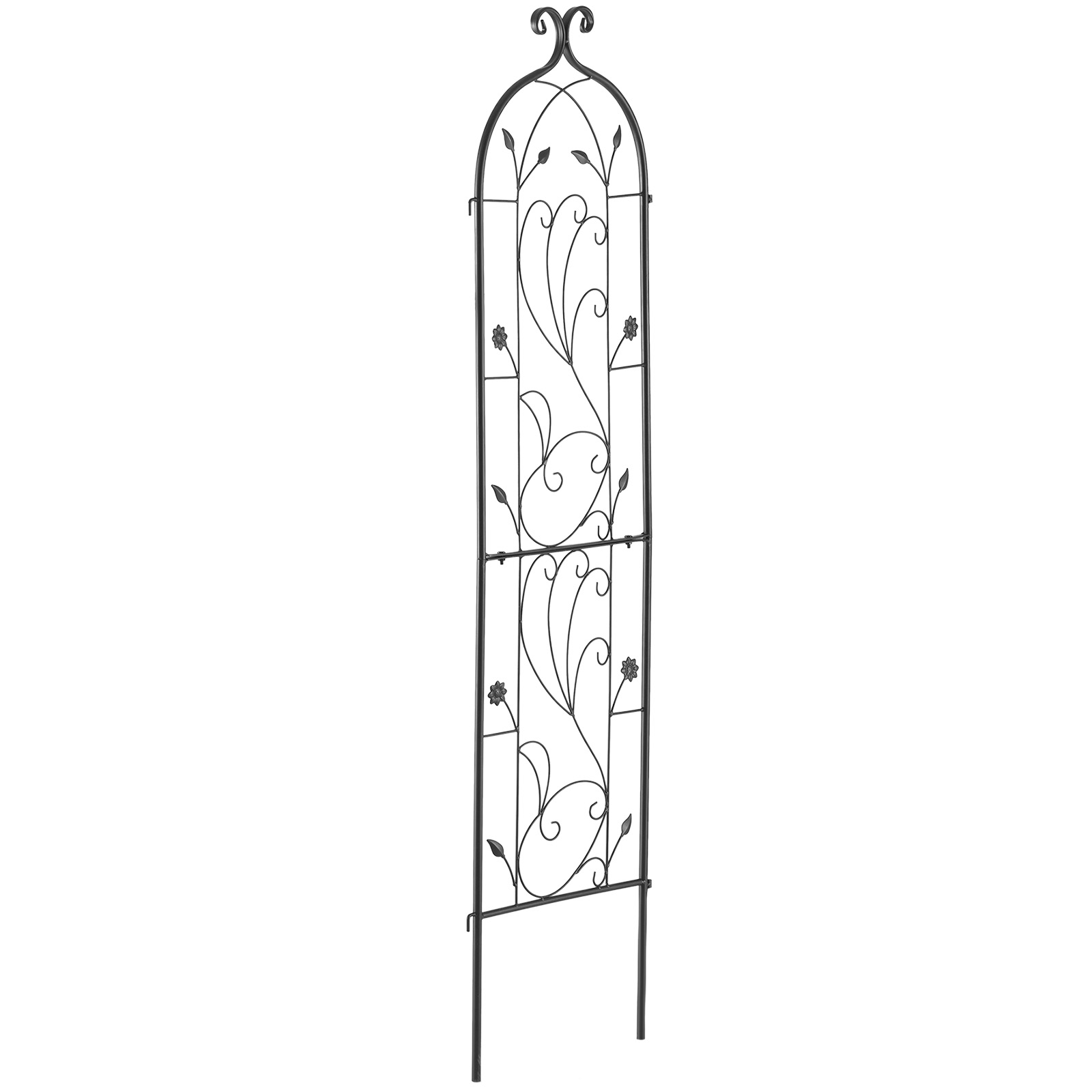 Metal Garden Trellis Climbing Plant Support 87x20/71x20/60x15" Rustproof 1/2/4pc - Picture 22 of 84