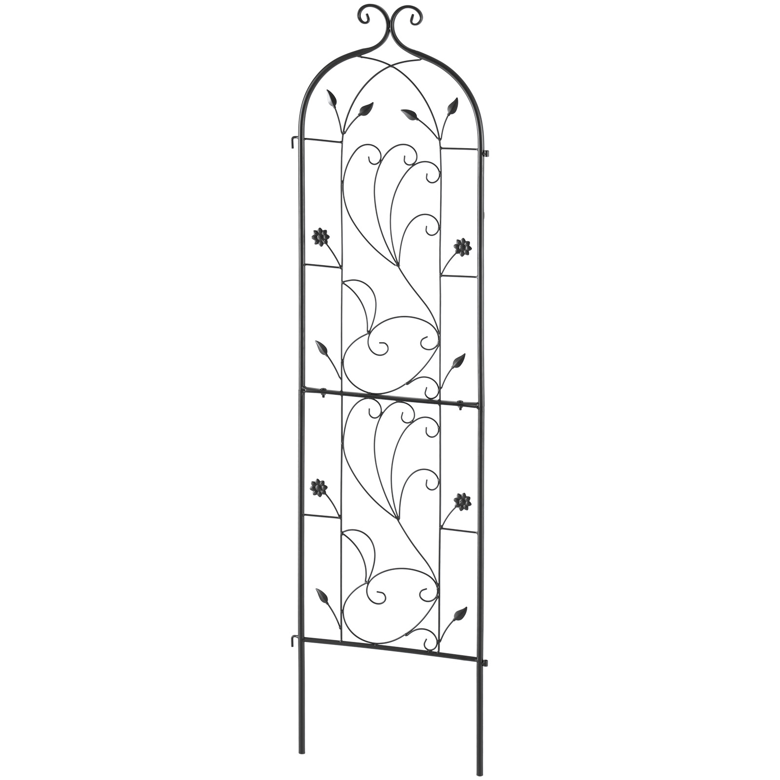 Metal Garden Trellis Climbing Plant Support 87x20/71x20/60x15" Rustproof 1/2/4pc - Picture 13 of 84