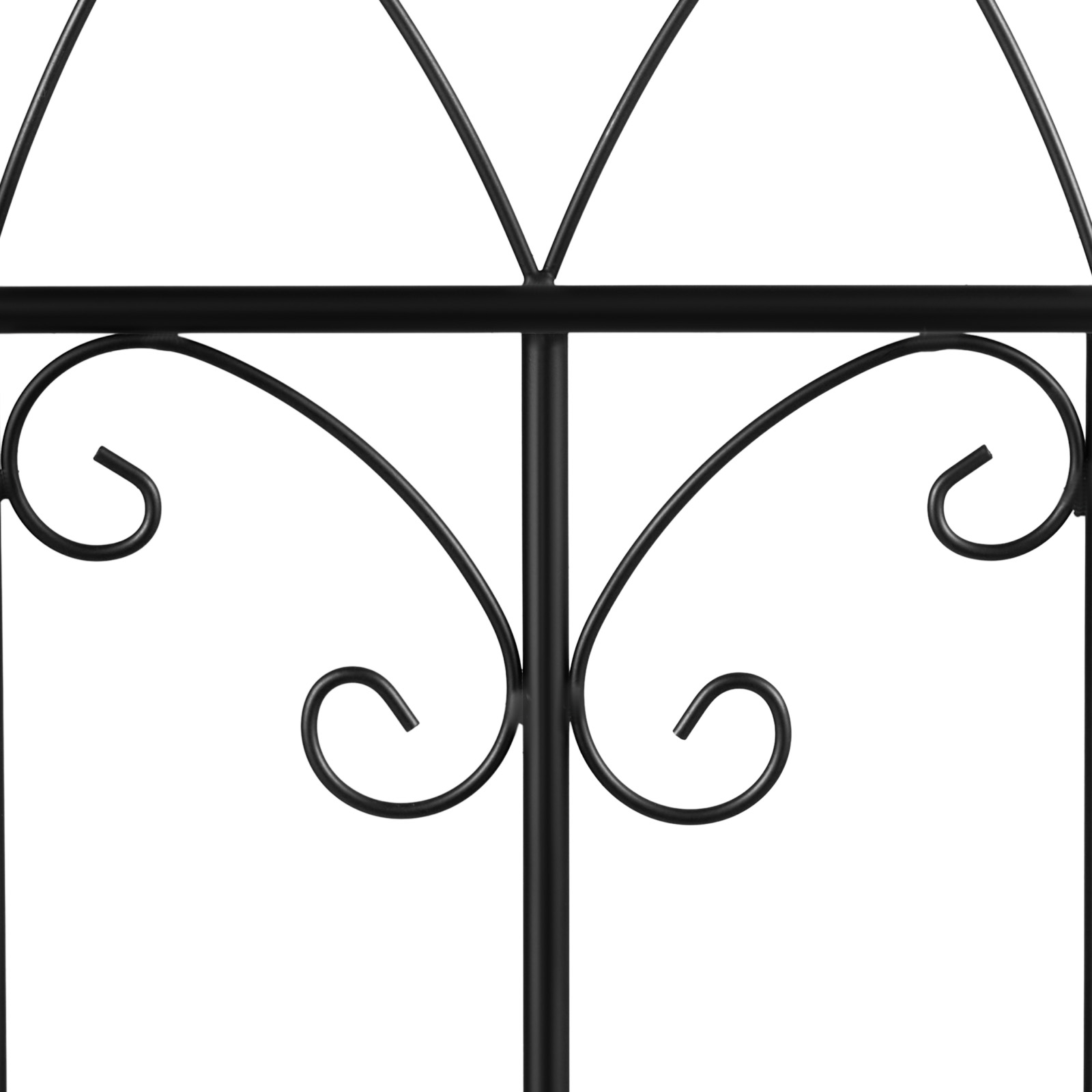 Metal Garden Trellis Climbing Plant Support 87x20/71x20/60x15" Rustproof 1/2/4pc - Picture 60 of 84