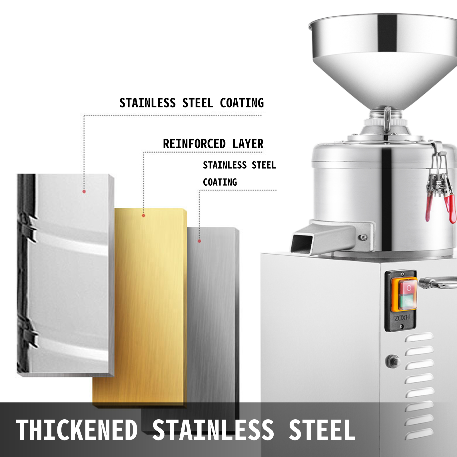 Commercial Stainless Steel 110v/220v Peanut Butter Machine Nut Butter Maker  - AliExpress