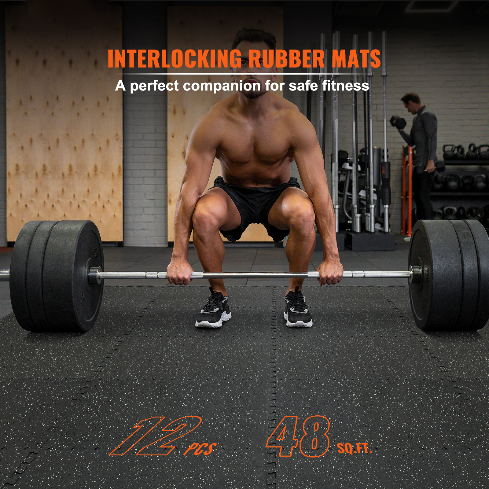 6/12/25 Pack Exercise Floor Mat Interlocking Tiles Foam w/ 24 x24 x 0.5'' - Picture 16 of 38