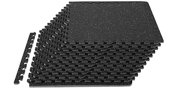 VEVOR 6 PCS 1/2 inch Thick Gym Floor Mats, 24