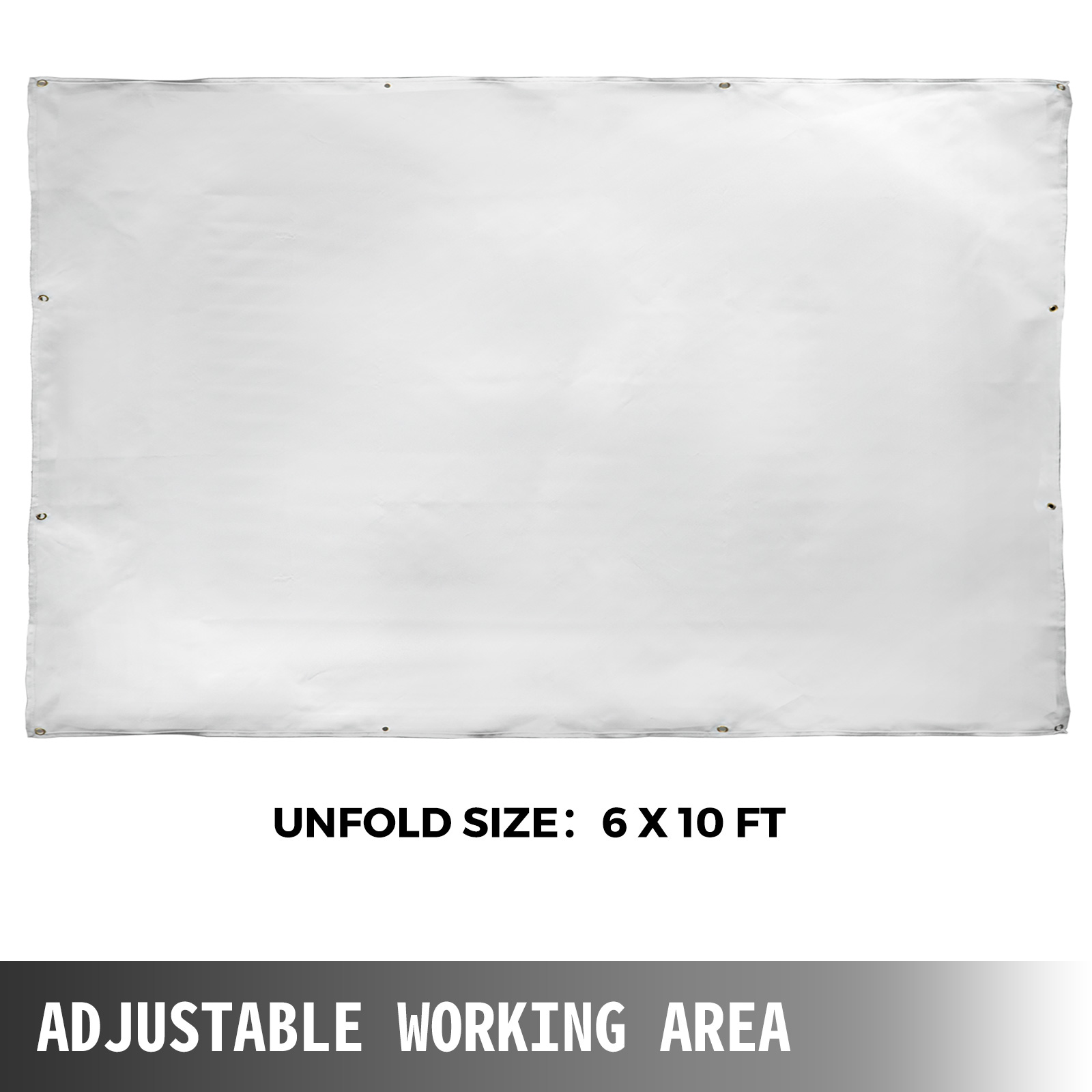 Schweißdecke Schweißschutzdecke 6'x10' Schweiß Hitzeschutzgewebe Löschdecke weiß 