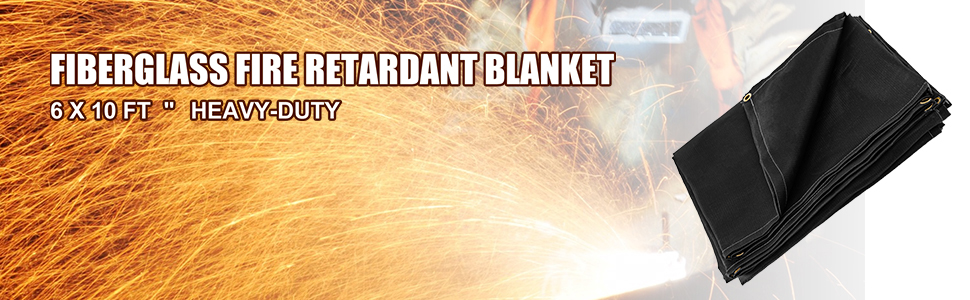 Fiberglass Blanket, 6 x 10 FT, Heavy-Duty