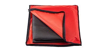 VEVOR Welding Blanket 6 ft. x 10 ft. Portable Fire Retardant Blanket  Fiberglass with Carry Bag, Black HT6X10HS000000001V0 - The Home Depot