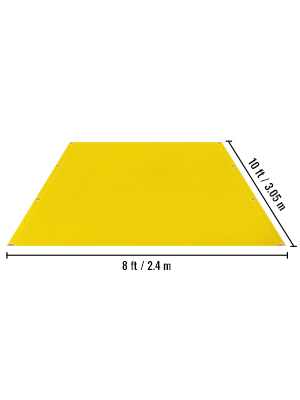 Zváracia deka VEVOR 8 x 10 FT Deka zo skleného vlákna Vysoko odolná deka iskrami a striekancou