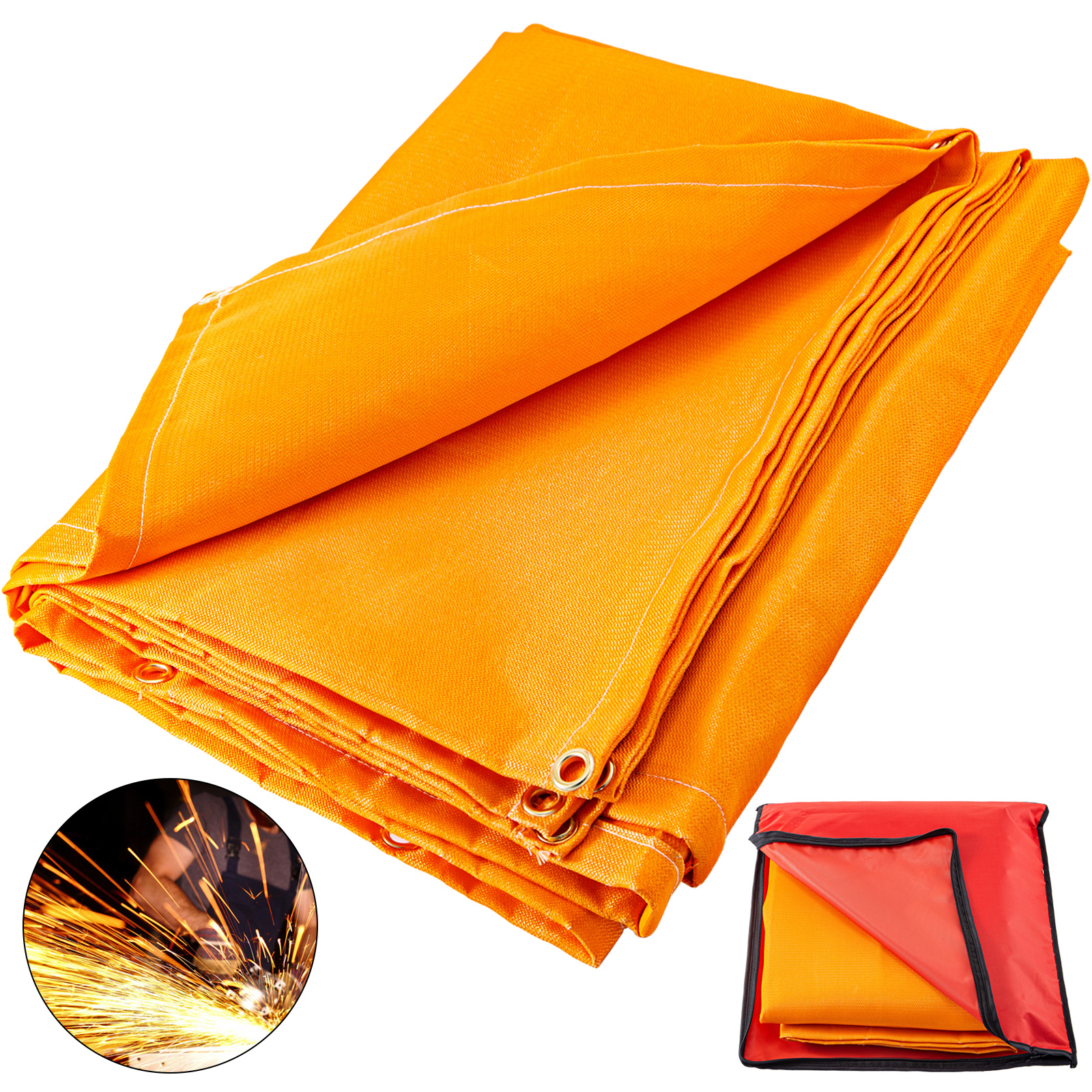 Coperta in fibra di vetro, 8 x 10 FT, per servizio pesante