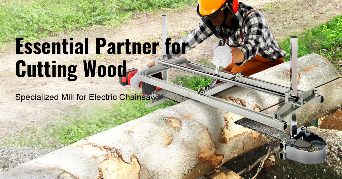 Kettensäge Sägehilfe 14-36" Guide Bar Mill Max 300mm Schnitthöhe Stahl Chainsaw Mill A100 1.8