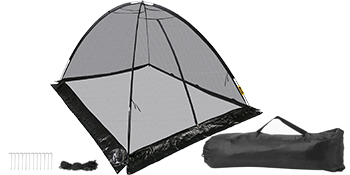 VEVOR Pond Cover Dome, 13x17 FT Garden Pond Net, 1/2 inch Mesh Dome Pond Net Covers with Zipper and Wind Rope, Black Nylon Pond Netting for Pond Pool and Garden