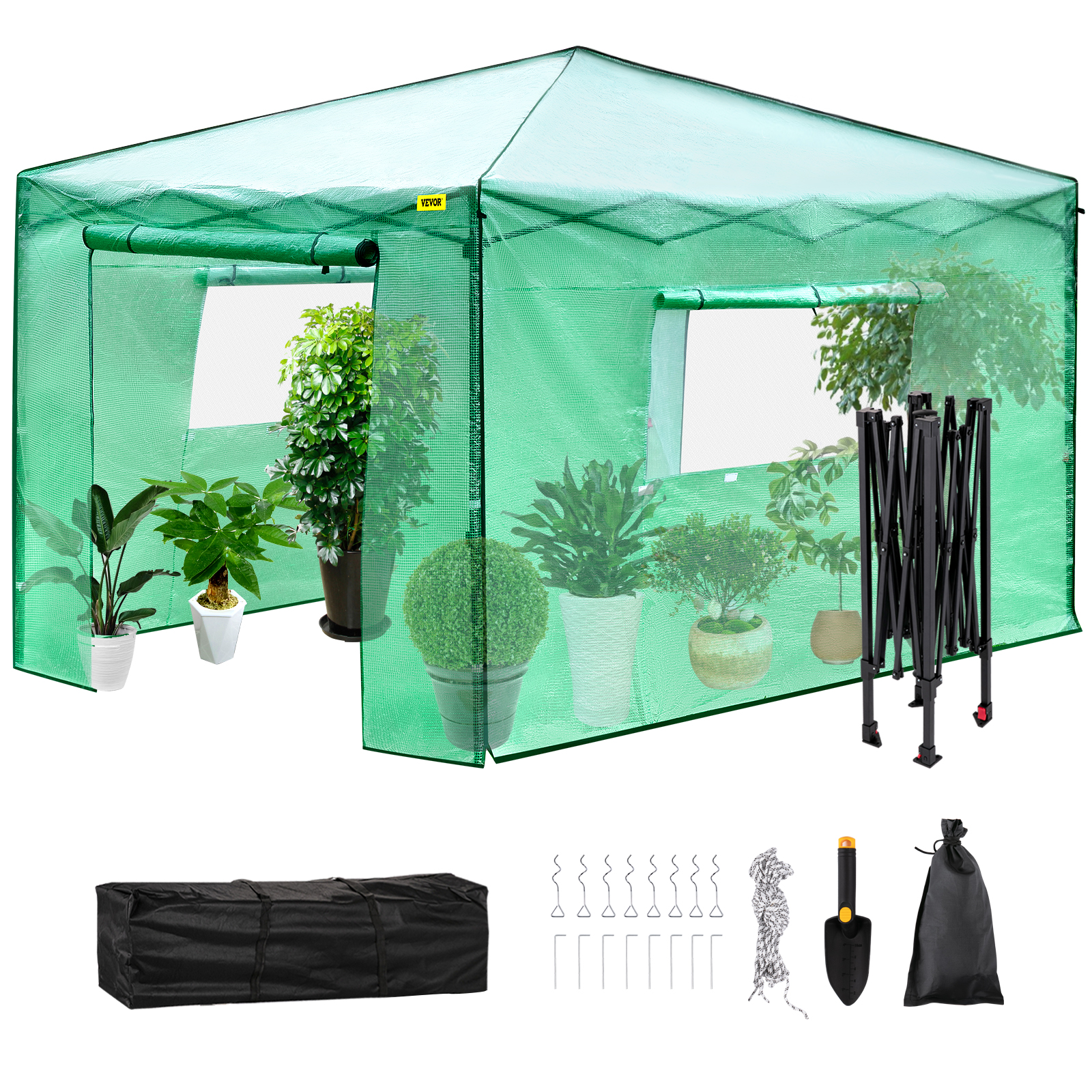 walk-in greenhouse,8x6FT,pop-up design