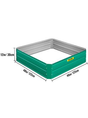 Vevor Galvanized Raised Garden Bed, 48