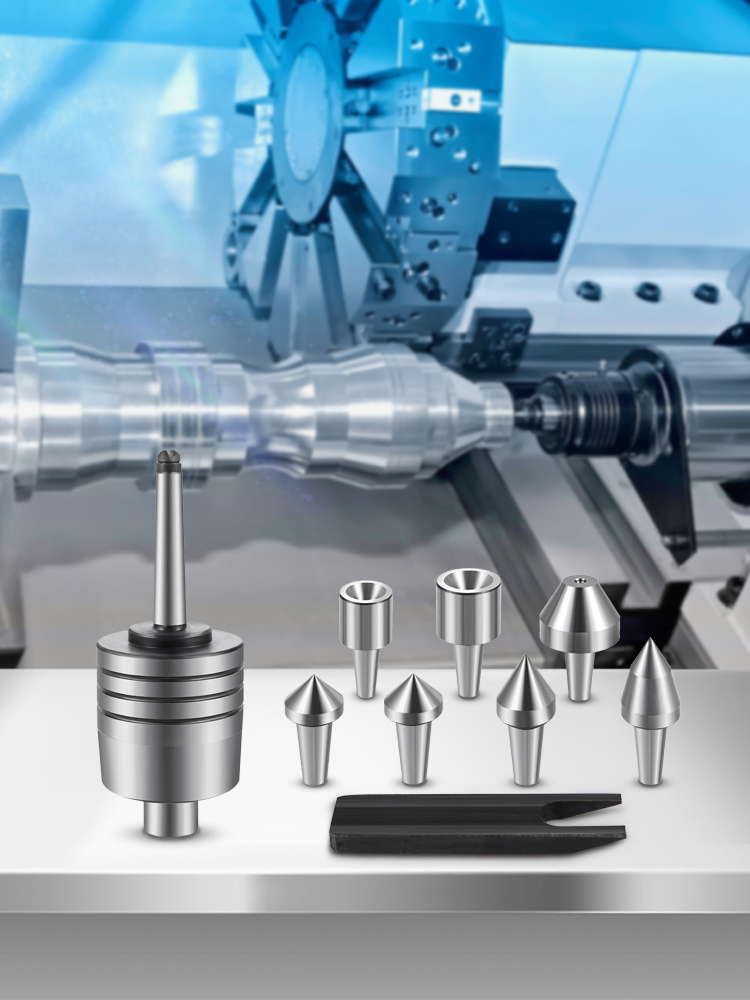 VEVOR VEVOR MT2 MultiPurpose Live Center 7pcs Set, Replaceable Tip