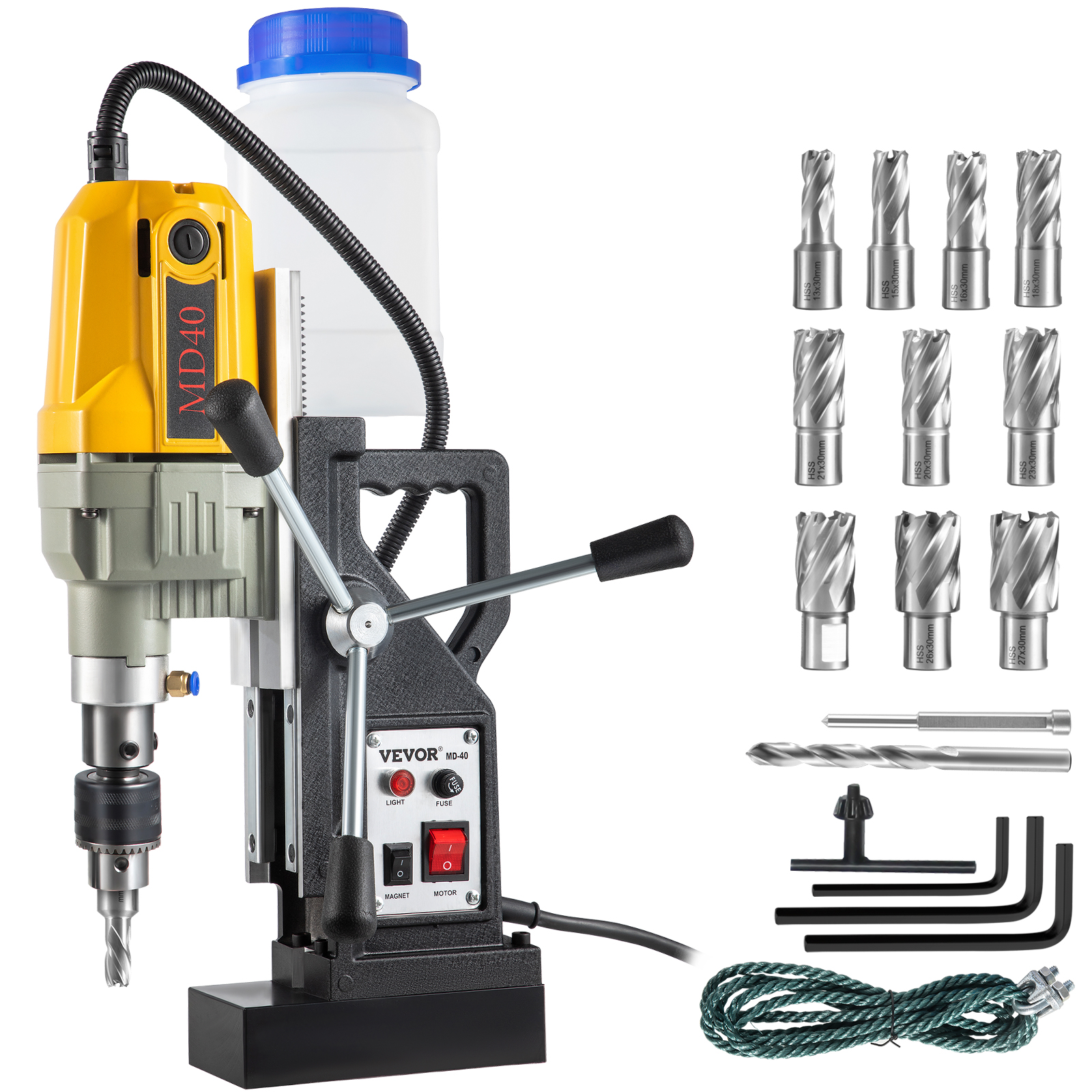 Mag Drill Press HSS Annular Cutter 3/4" Weldon Shank Max. 13 Drilling Bits - Picture 87 of 122