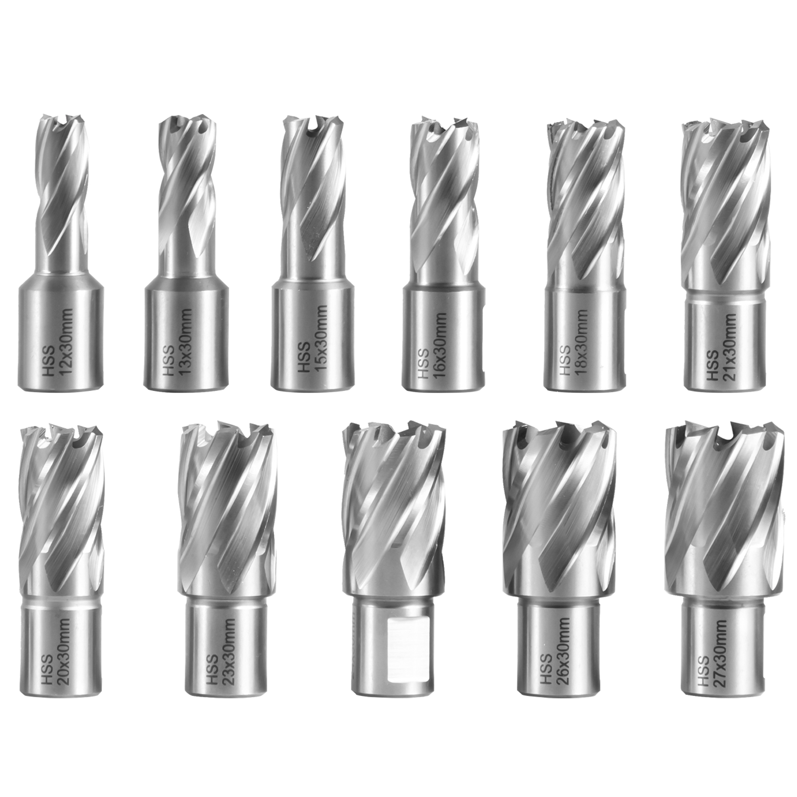 Mag Drill Press HSS Annular Cutter 3/4" Weldon Shank Max. 13 Drilling Bits - Picture 98 of 122