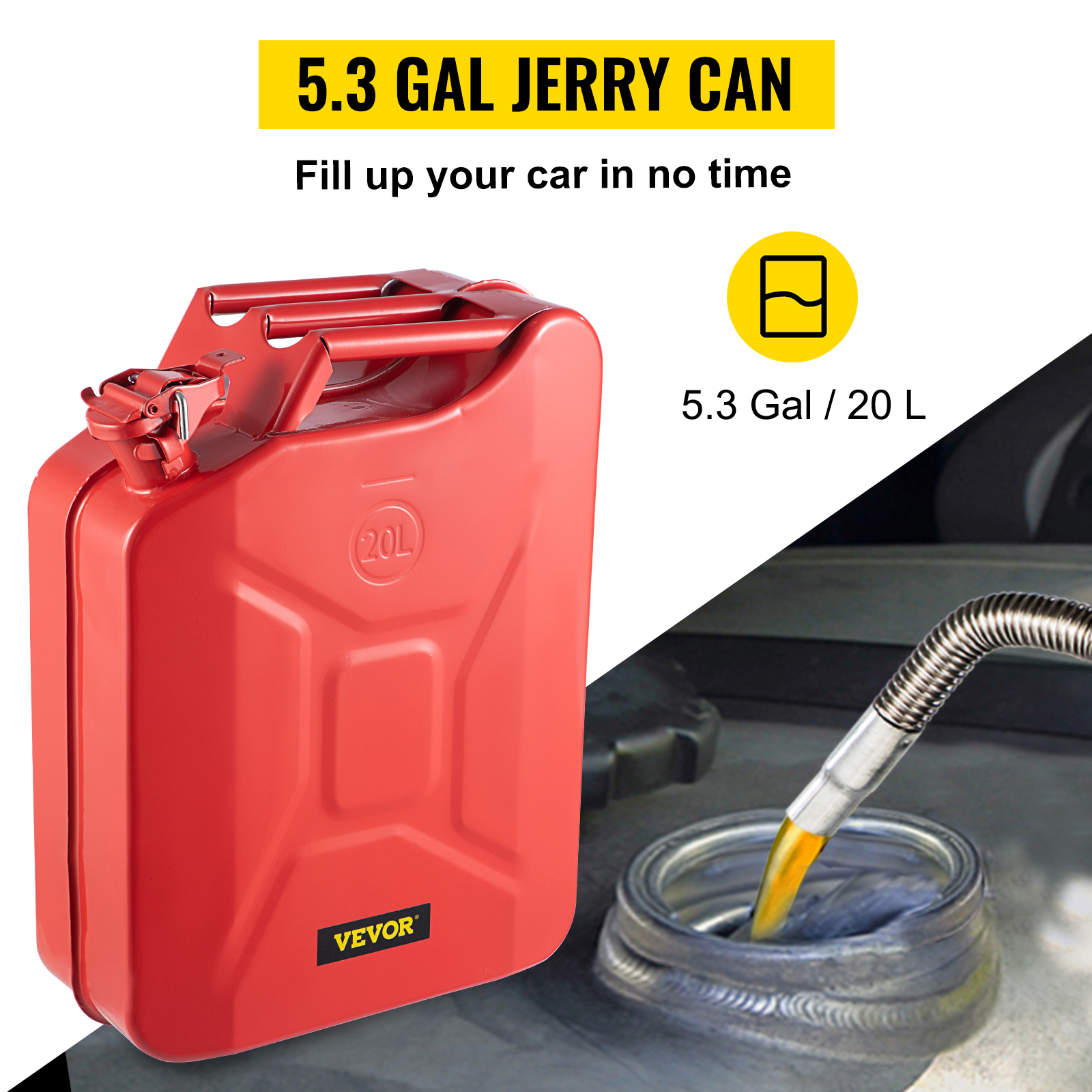 Bidon d'essence Jerry de 5 gallons Modèle 3D