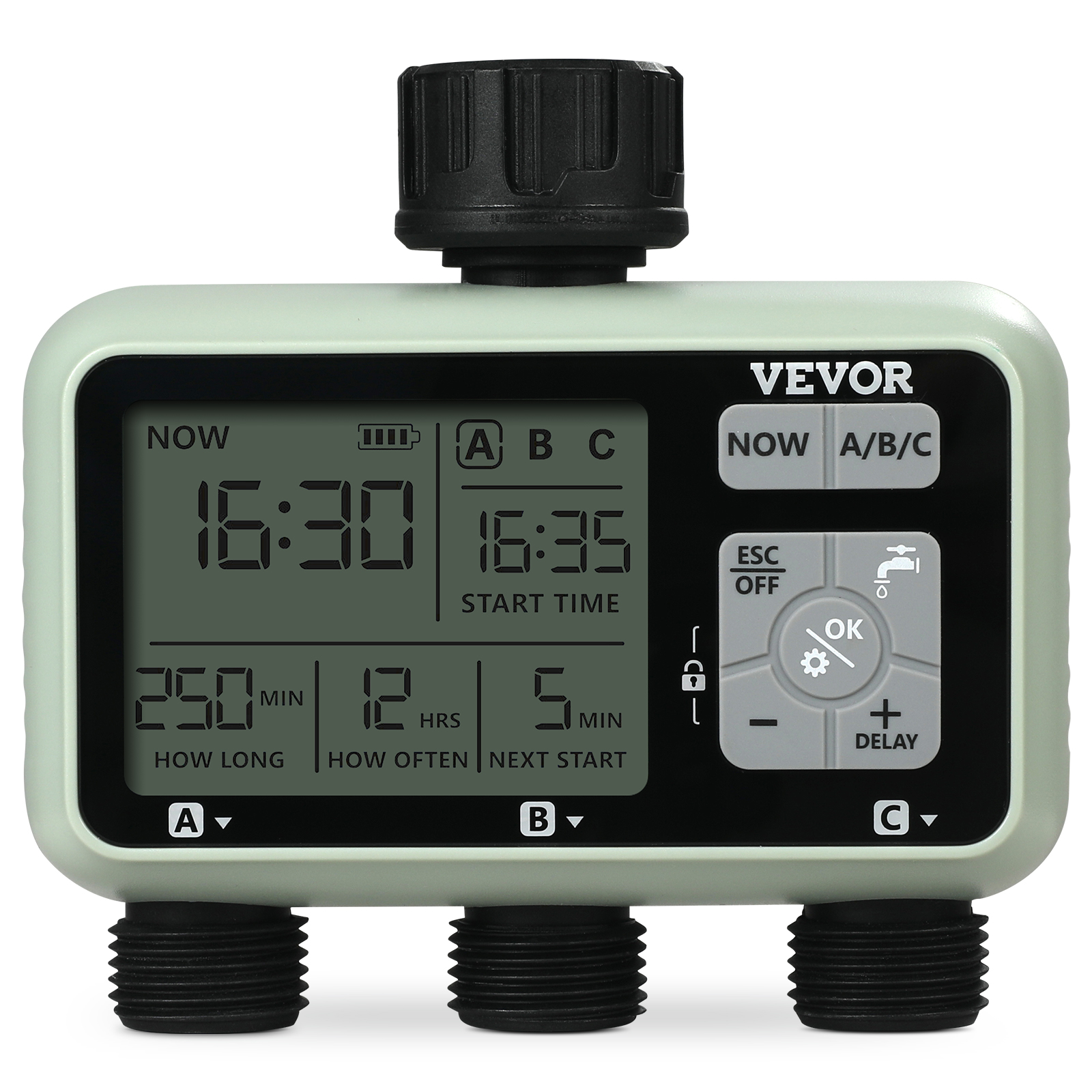 Water Timer 2/1/3 Outlets Hose Sprinkler Timer LCD Screen/Bluetooth - Picture 27 of 38