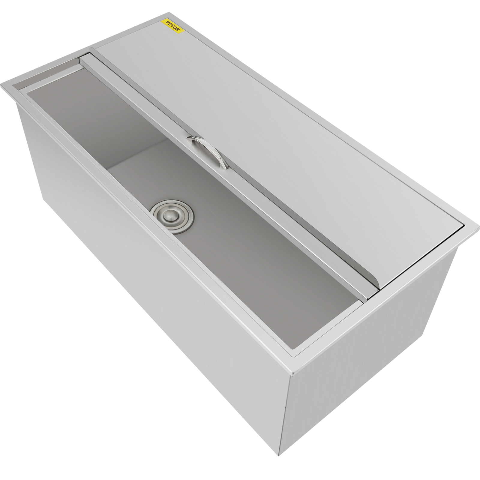 Double Wall Insulated Metal Ice Barrel Cooler Stainless Steel Wine