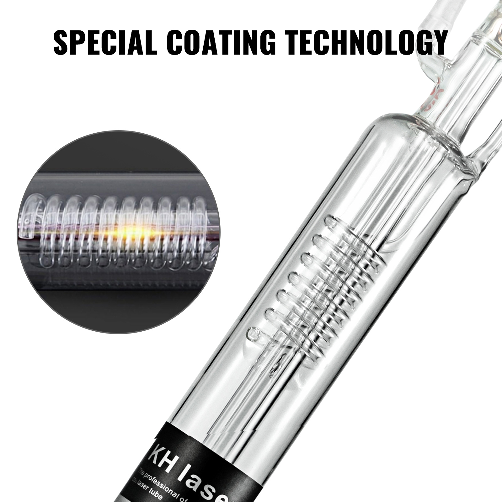 CO2 Glas Laserrohr 40W für Laser Graviermaschine 700mm Laser Tube 10-13mA 