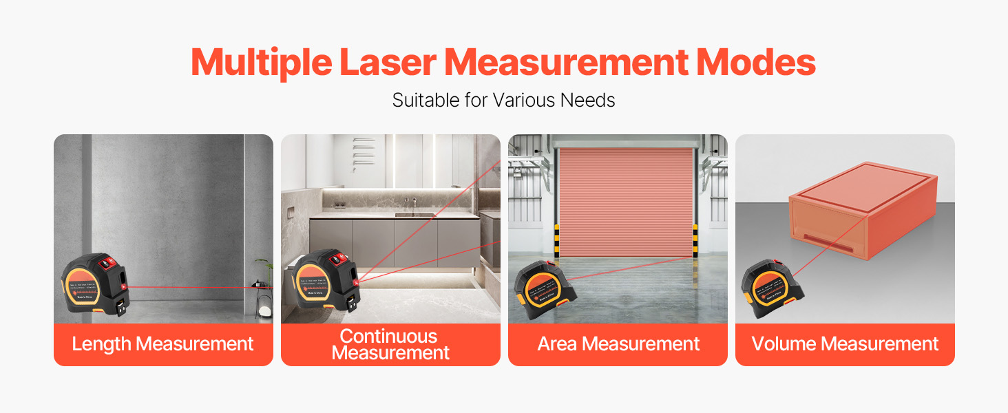laser measurement modes display