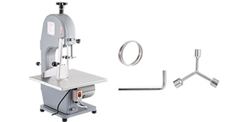 Coupe-viande électrique entièrement automatique, scie à os, Machine à scier  les os, en acier inoxydable