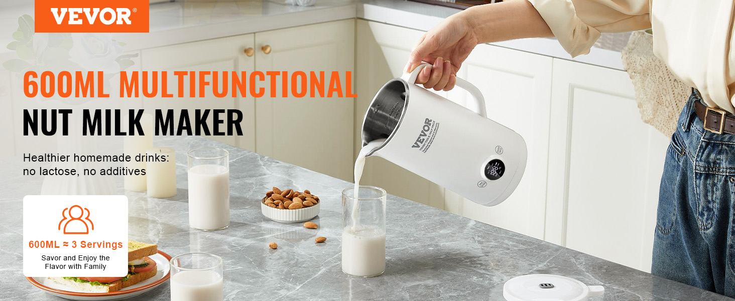Multifunctional Nut Milk Blenders : WantJoin 1000W Nut Milk Maker