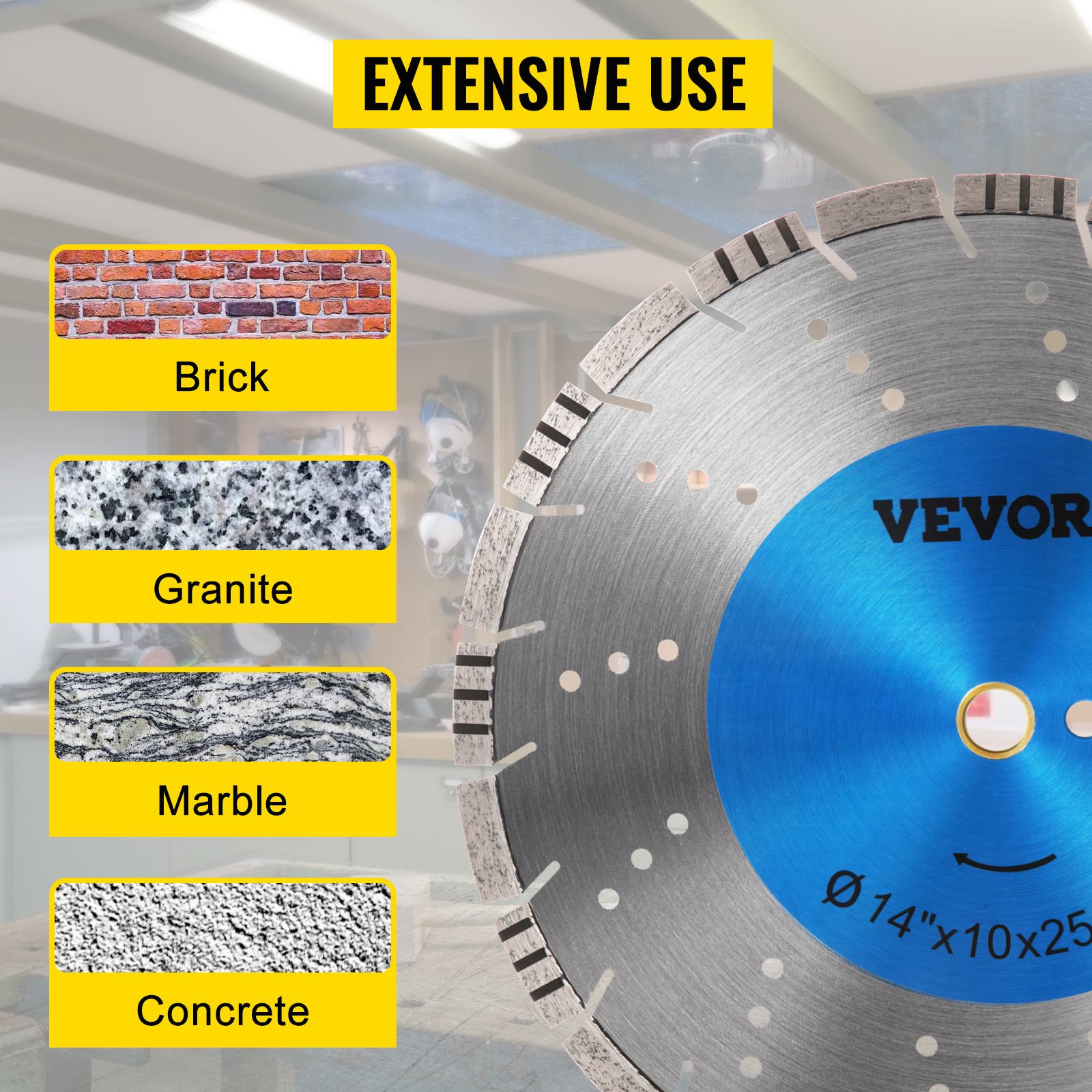 VEVOR Circular Saw Blade Sharpener Grinder 370W 3600RPM & 5-inch Grinding  Wheel