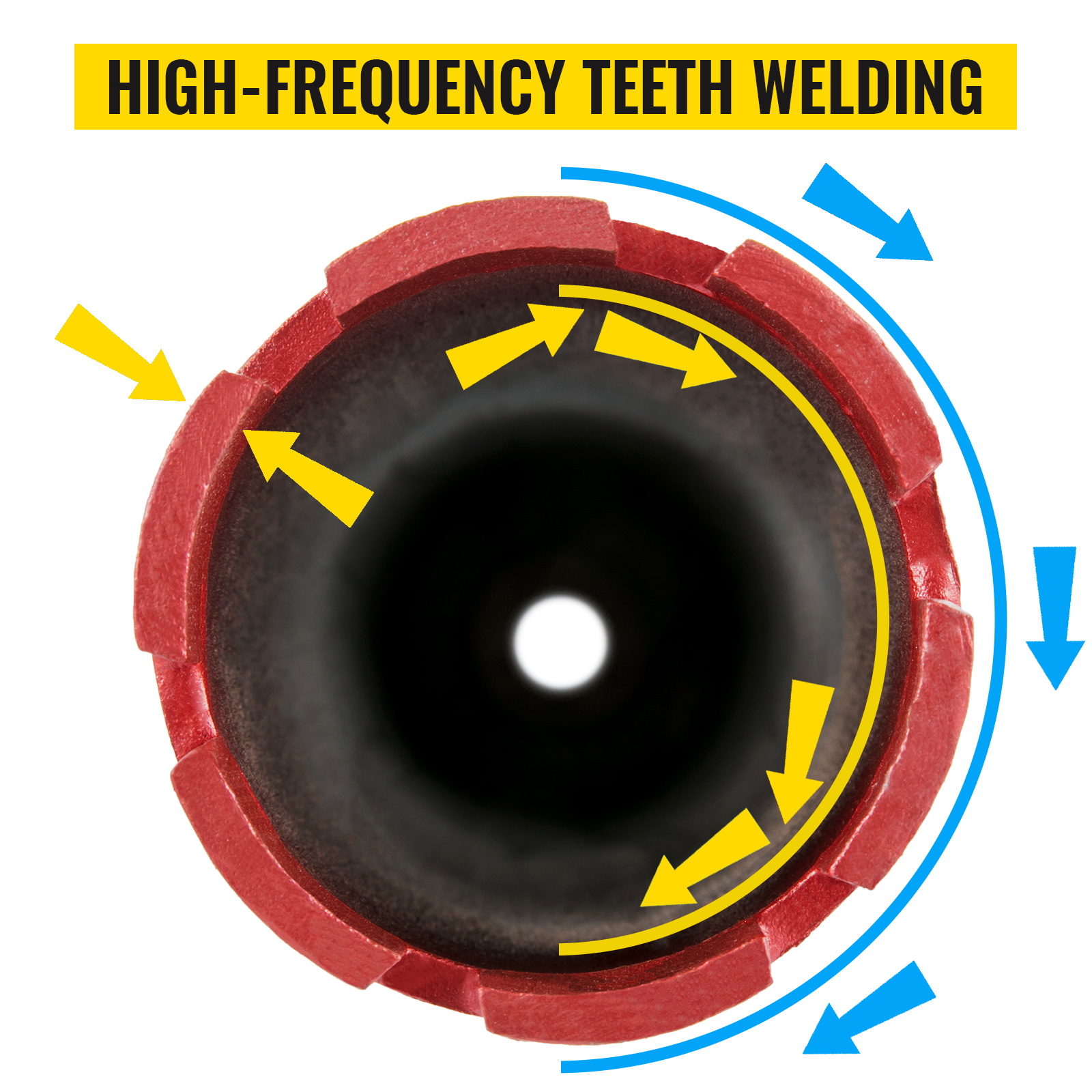 VEVOR Diamond Core Drill, 2.5"/63mm Diameter Core Drill Bit, 14"/355mm