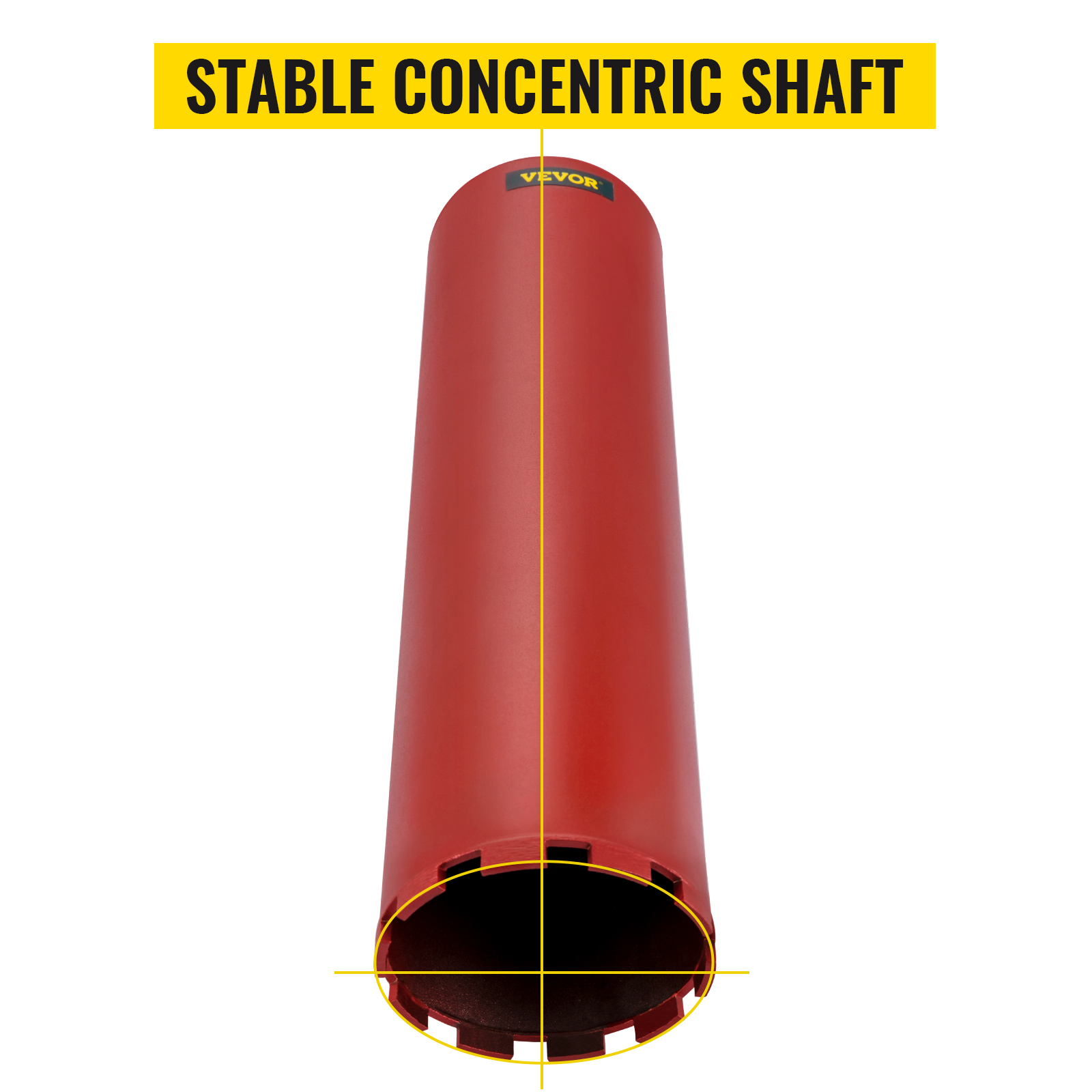 VEVOR Diamond Core Drill, 5"/127mm Diameter Core Drill Bit, 14"/355mm