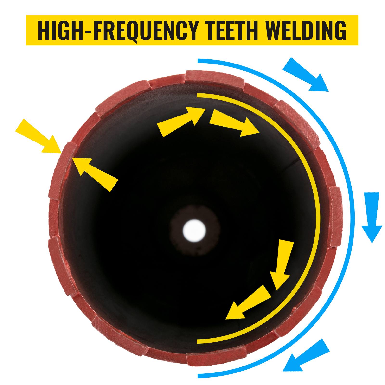 VEVOR Diamond Core Drill, 5"/127mm Diameter Core Drill Bit, 14"/355mm Concrete Core Drill Bit, 5