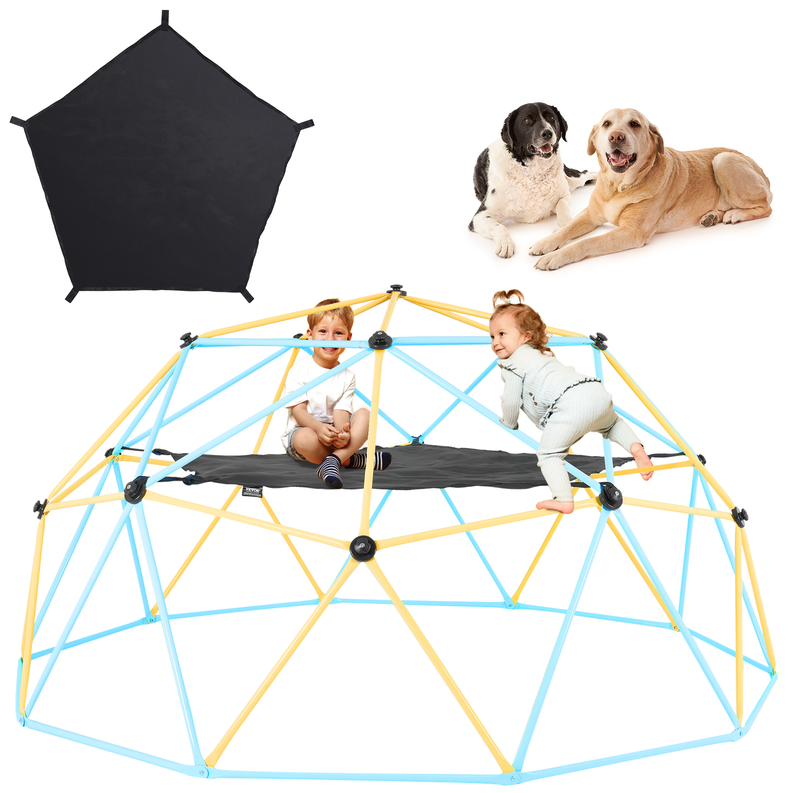 Dome Climber Hammock/Slide Accessory for 10/8/12/6ft Climbing Dome 350 lbs - Picture 12 of 74