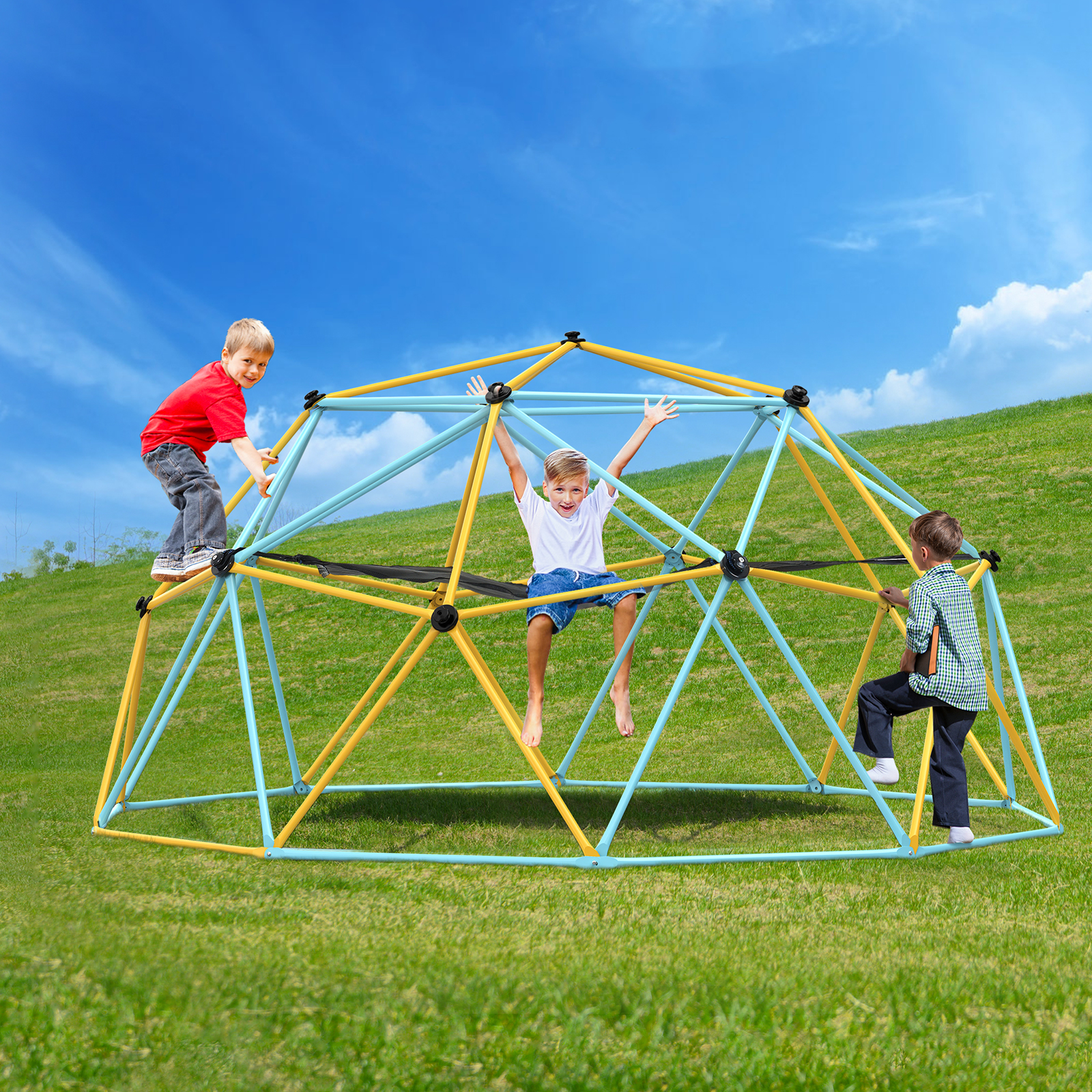 Dome Climber Hammock/Slide Accessory for 10/8/12/6ft Climbing Dome 350 lbs - Picture 22 of 74