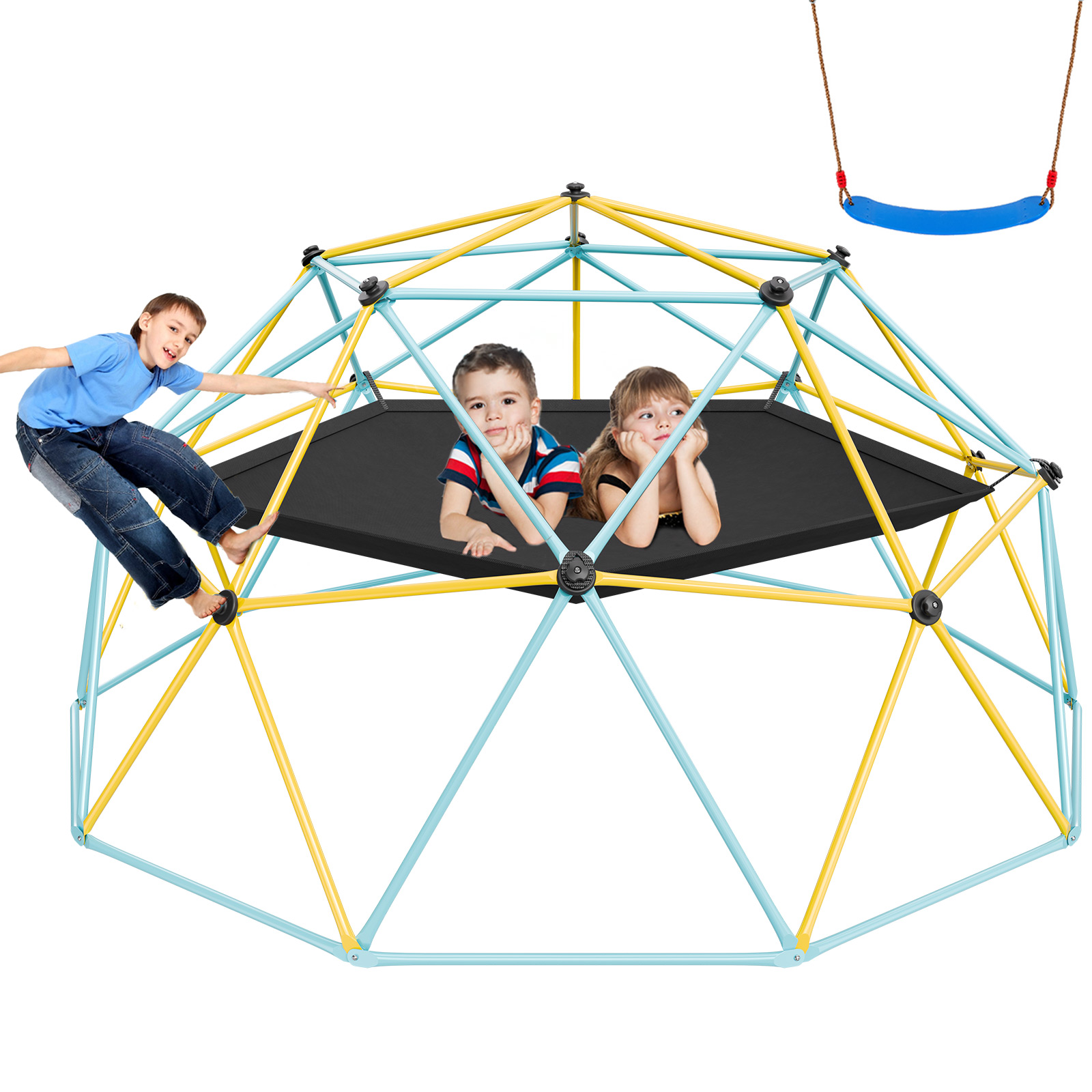 Dome Climber Hammock/Slide Accessory for 10/8/12/6ft Climbing Dome 350 lbs - Picture 15 of 74