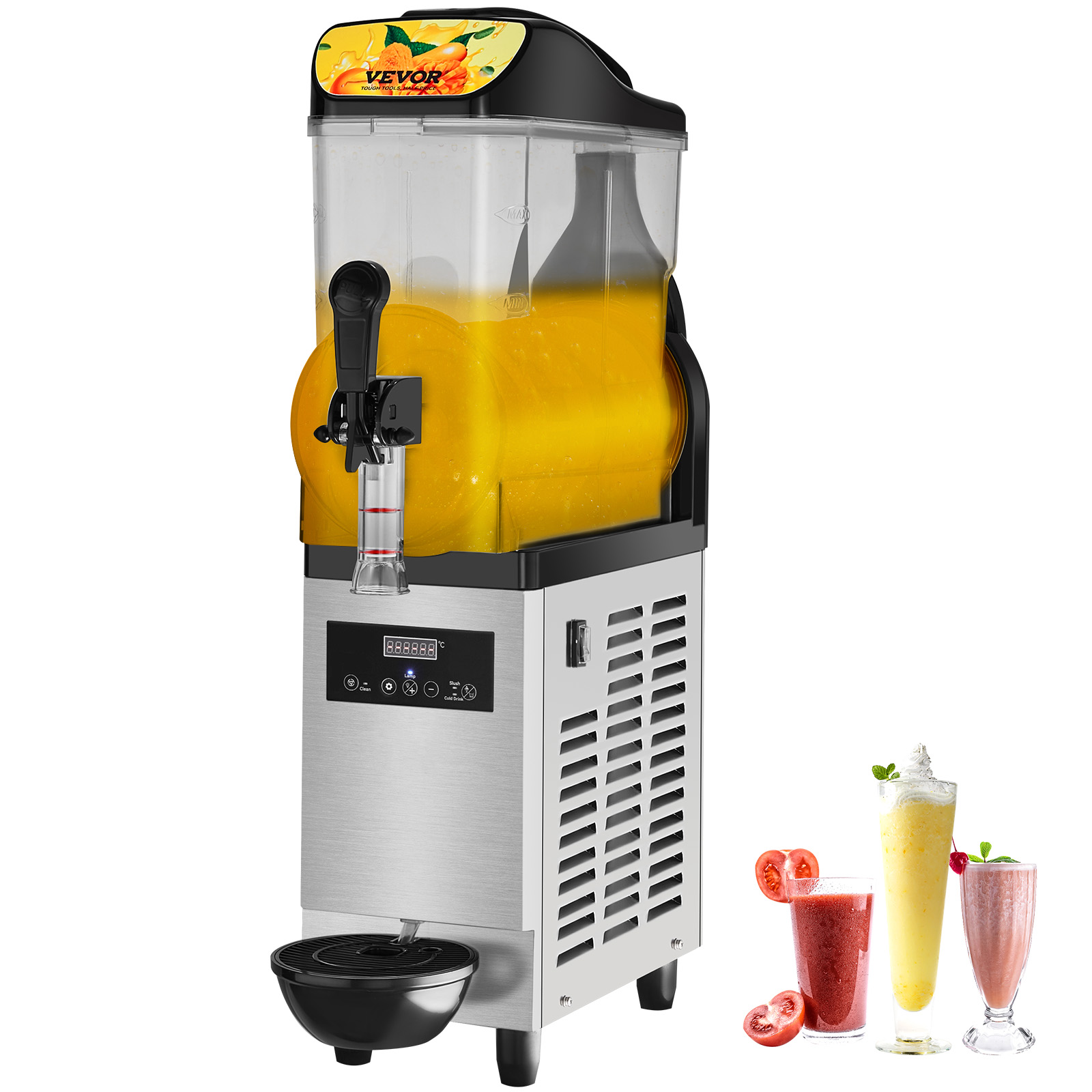 Commercial Slushy Machine,12L,Single Bowl