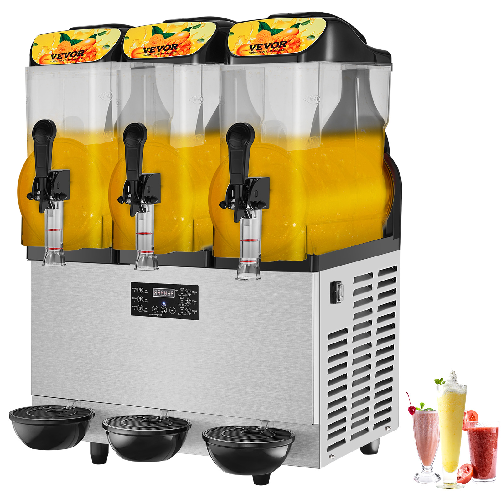 Commercial Slushy Machine,12L,Single Bowl
