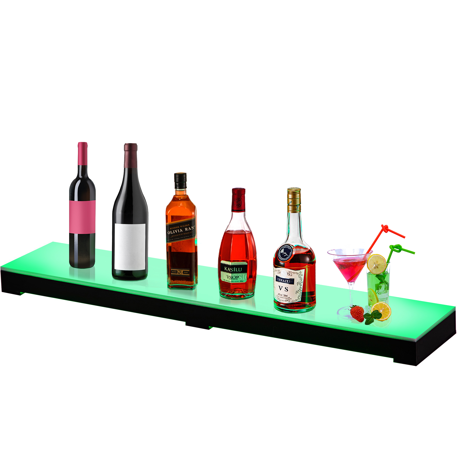 VEVOR Botellero de pared, 12 x 2 botellas, soporte para vino, toallero,  estante vertical de acero