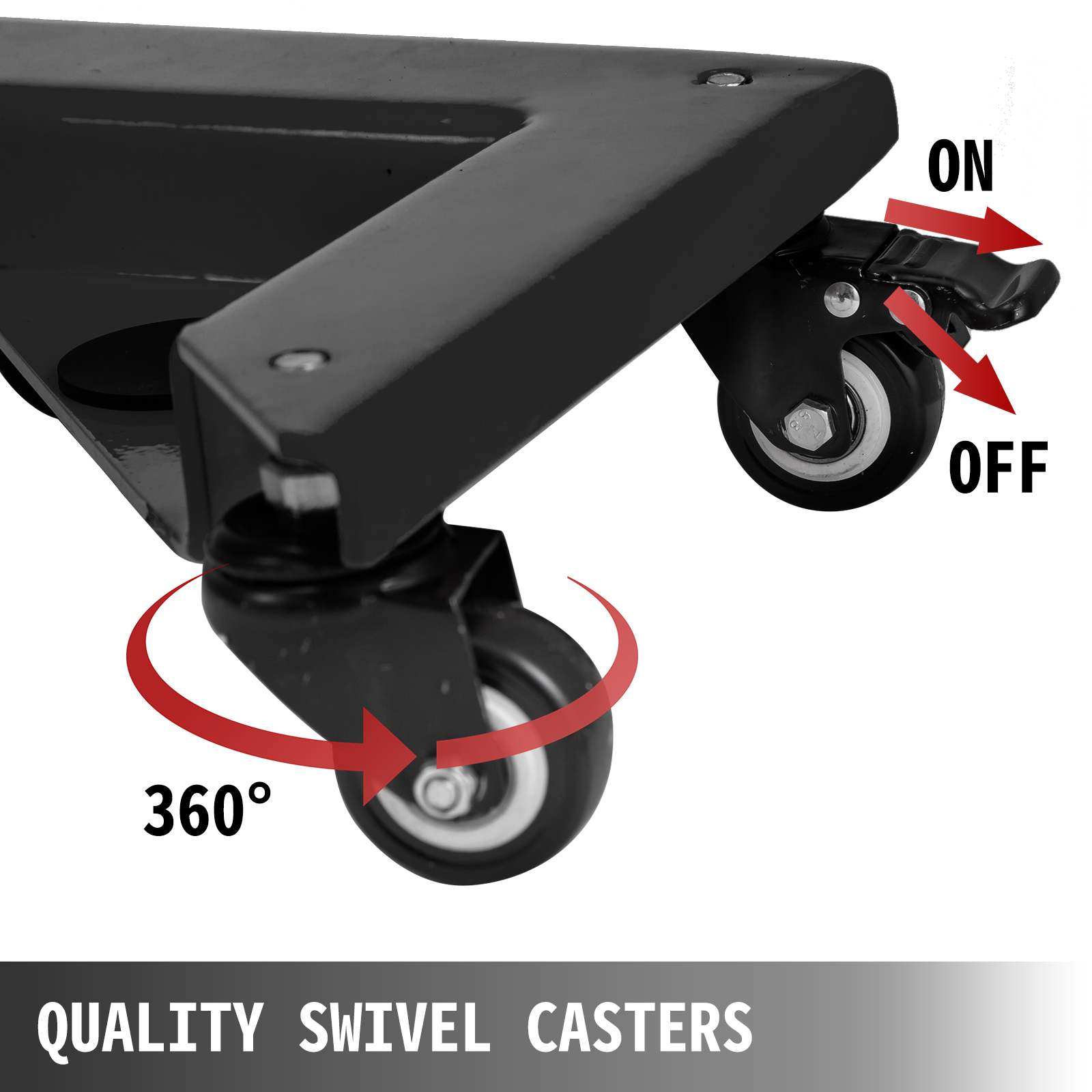 VEVOR Furniture Dolly, 500 lbs Capacity Each Count, Furniture Mover with  Wheels, Portable Moving Rollers 4 Wheels Heavy Duty, Small Flat Dolly Cart  with Interlocking for Heavy Furniture, 2 Pack, Black