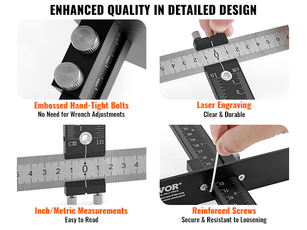 VEVOR Cabinet Hardware Jig, Aluminum Alloy and Stainless Steel Cabinet ...