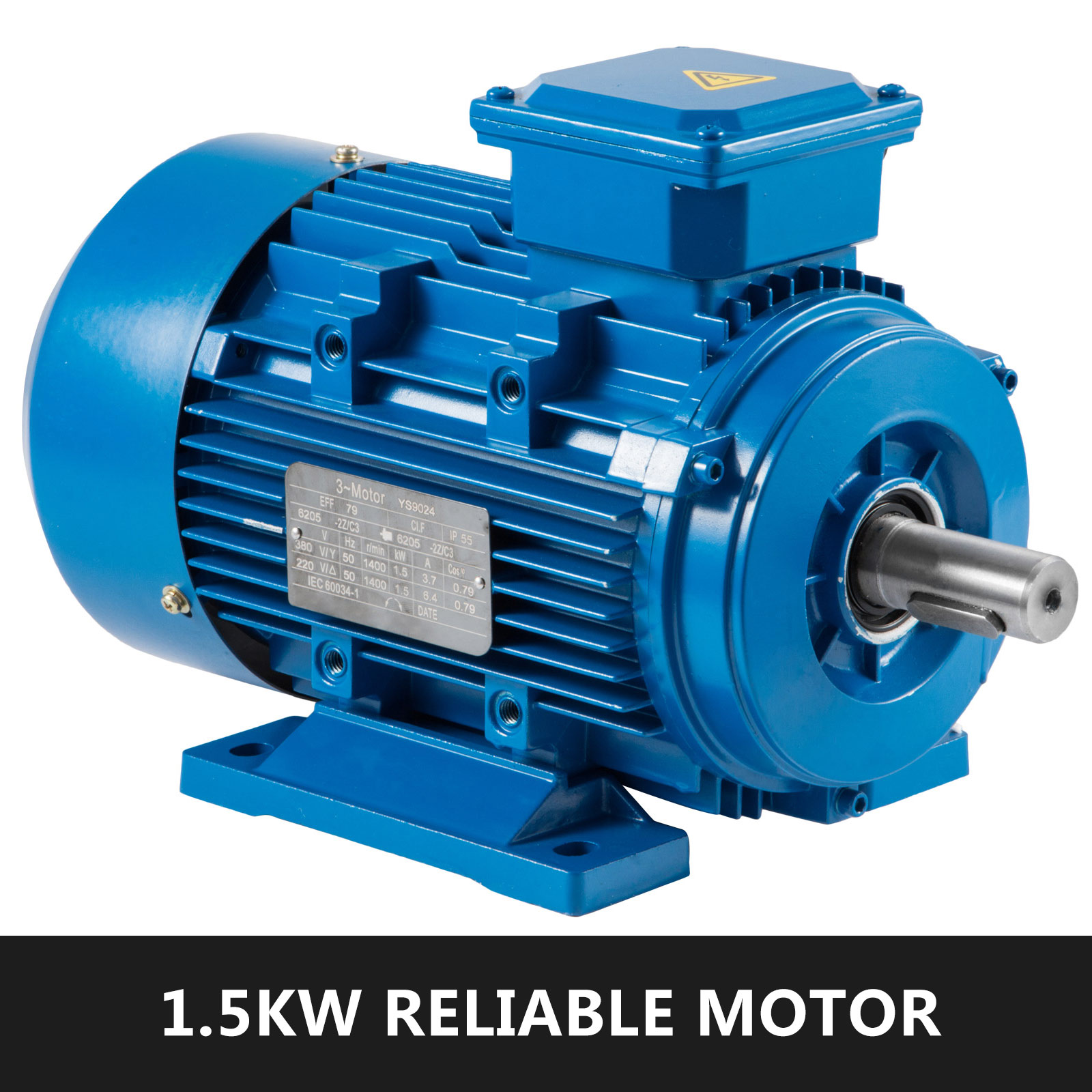 Electric Motor 3 Phase B3 Mounting 1500rpm 400v Voltage 2 Pole Power 1.5kw