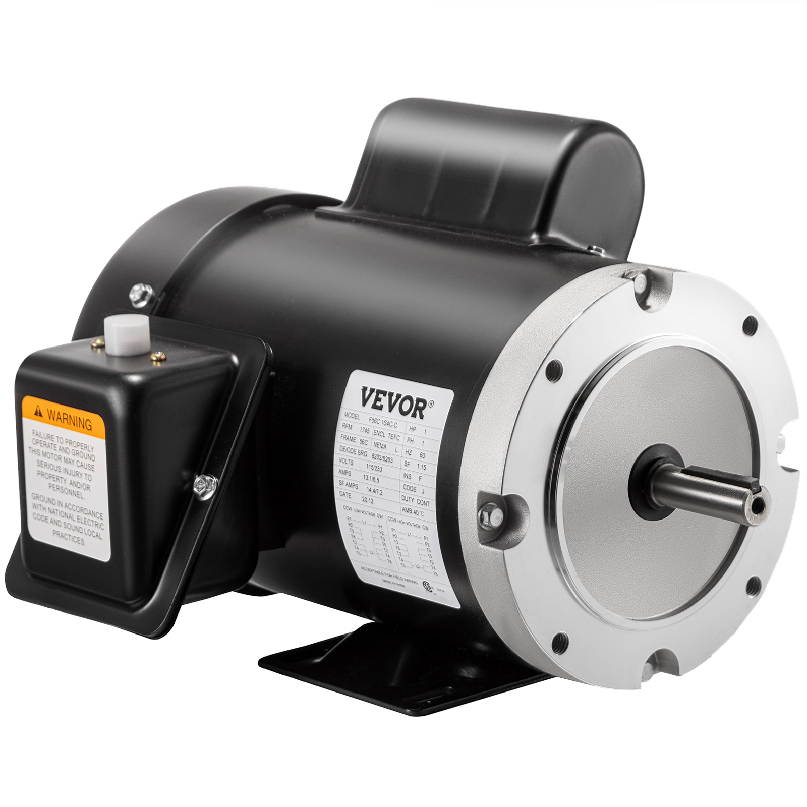 Electric AC Motor,2HP 1800RPM,Single Phase