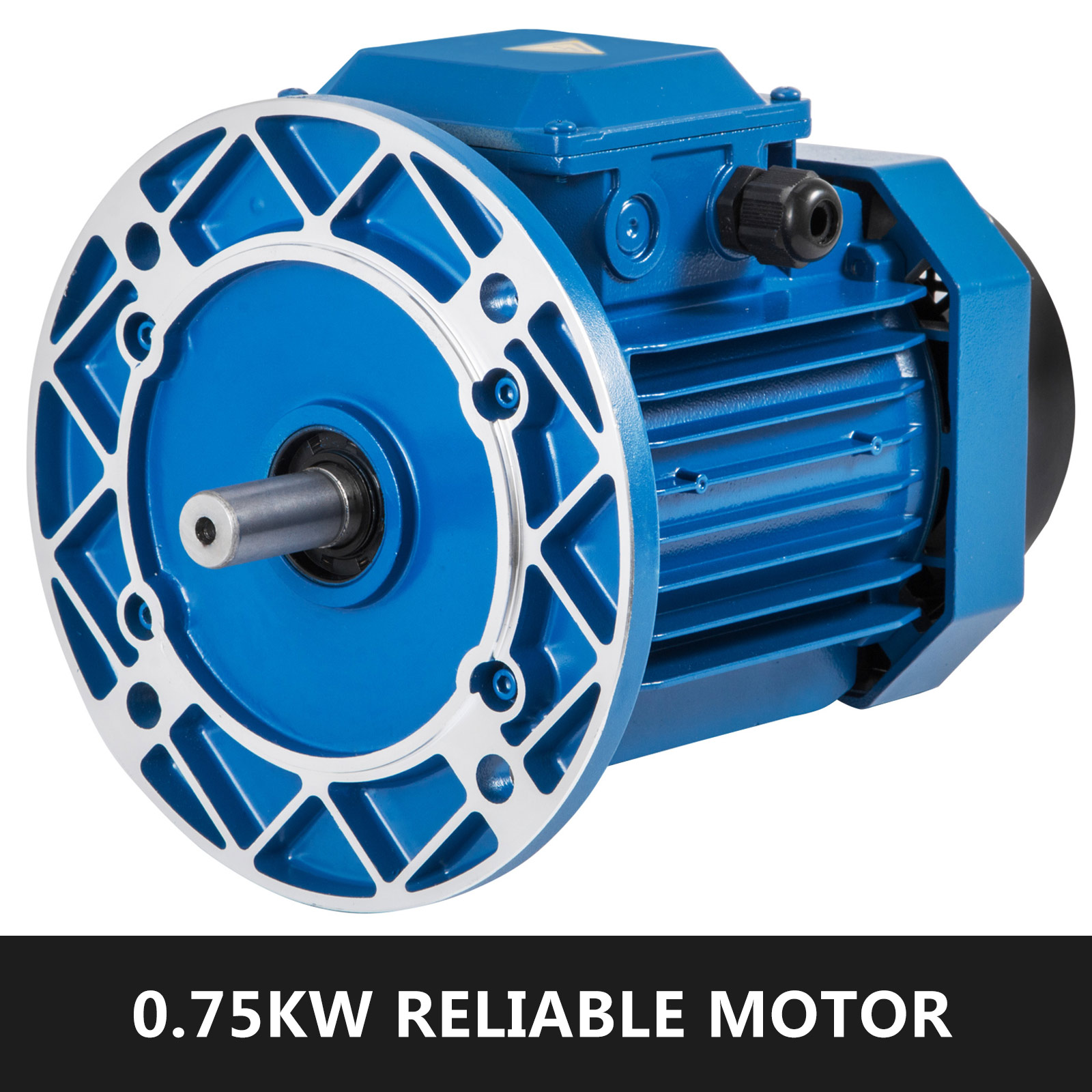 Electric Motor 3 Phase 0.75 Kw 1500 Rpm Rigid Base Aluminum 400v Heavy