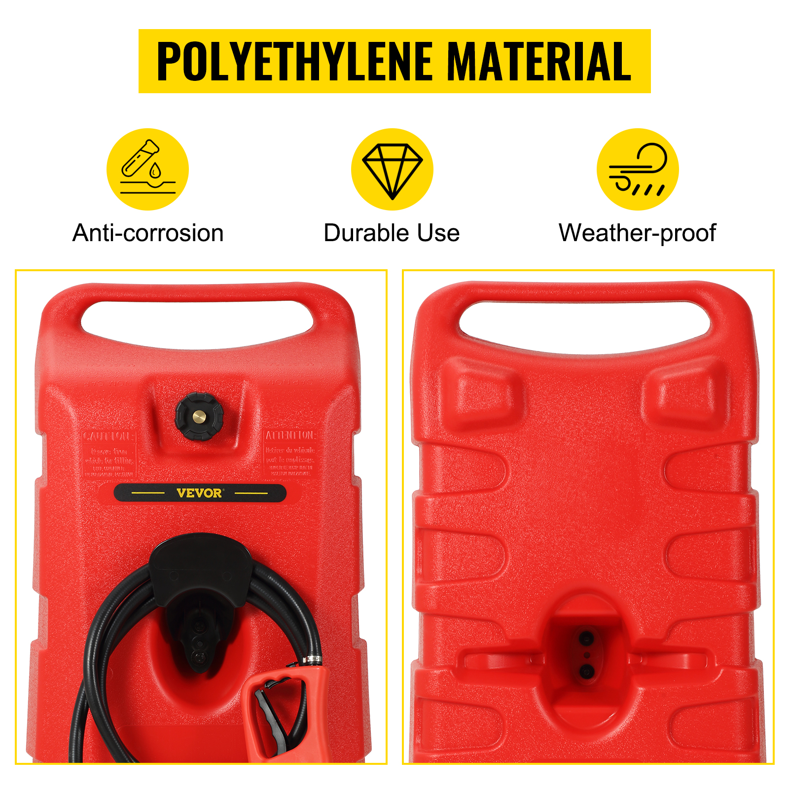 25 gal Red Polyethylene Fuel Caddy
