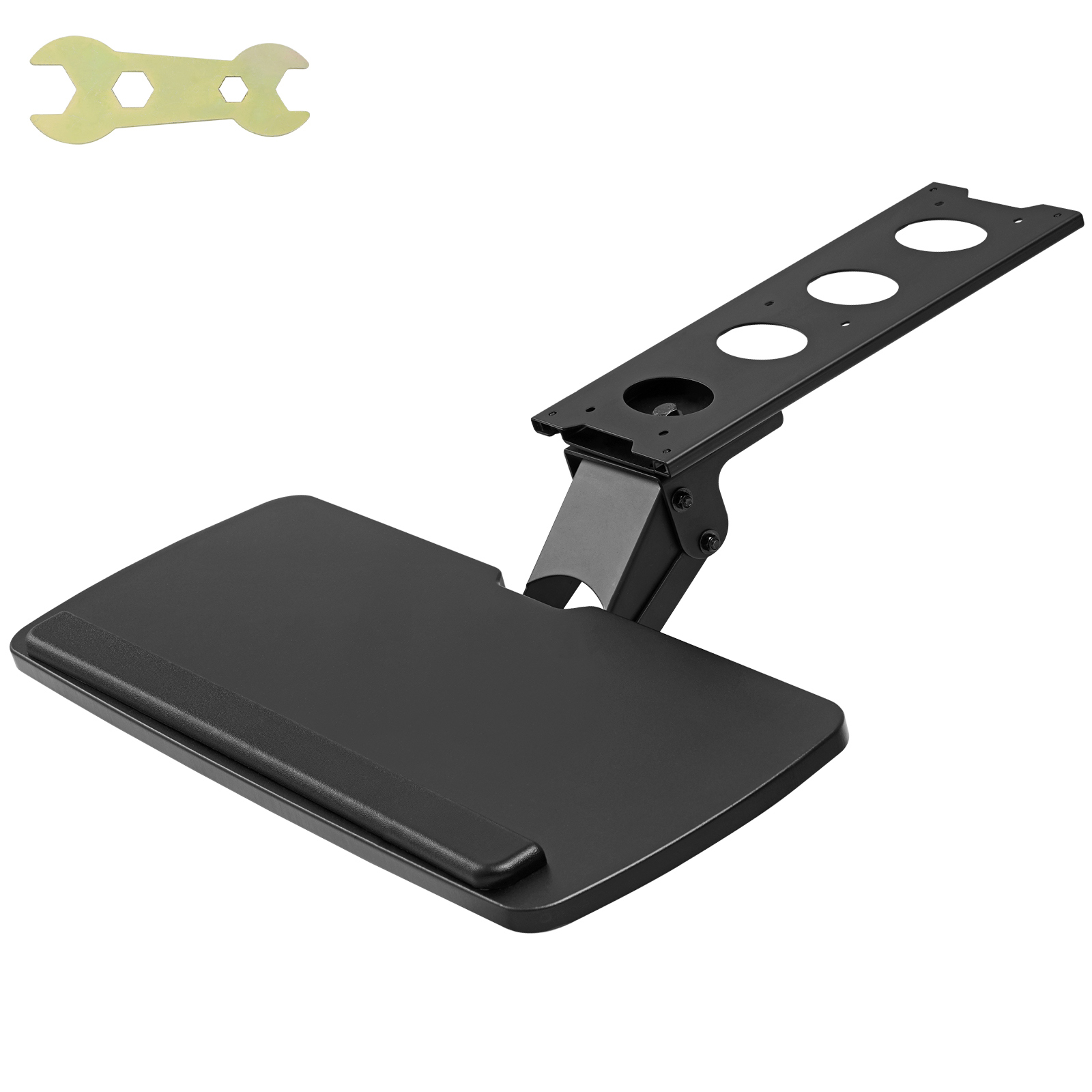 Keyboard Tray Under Desk Pull out Keyboard/Mouse Tray Ergonomic w/ C-Clamp - Picture 10 of 26