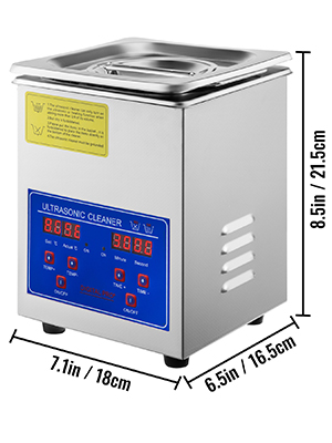 2L JP-010S Digitaler Ultraschallreiniger Ultra Sonic  Reinigungsmaschine 100 W 