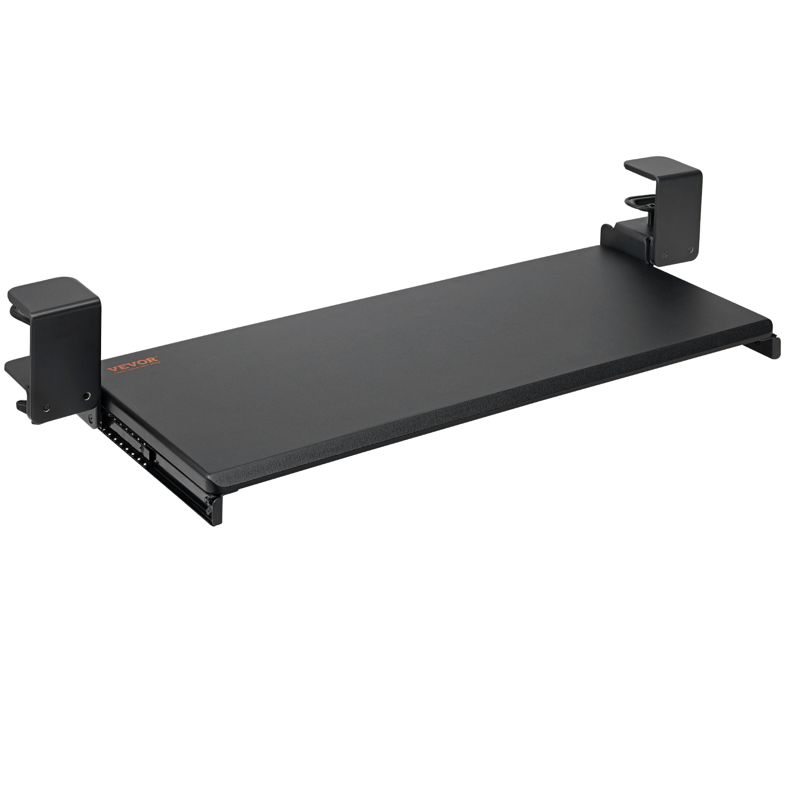 thumbnail image 2 of Under Desk Keyboard Tray With Mouse Platform – Ergonomic Pull Out, C-Clamp Mount 2 of 5