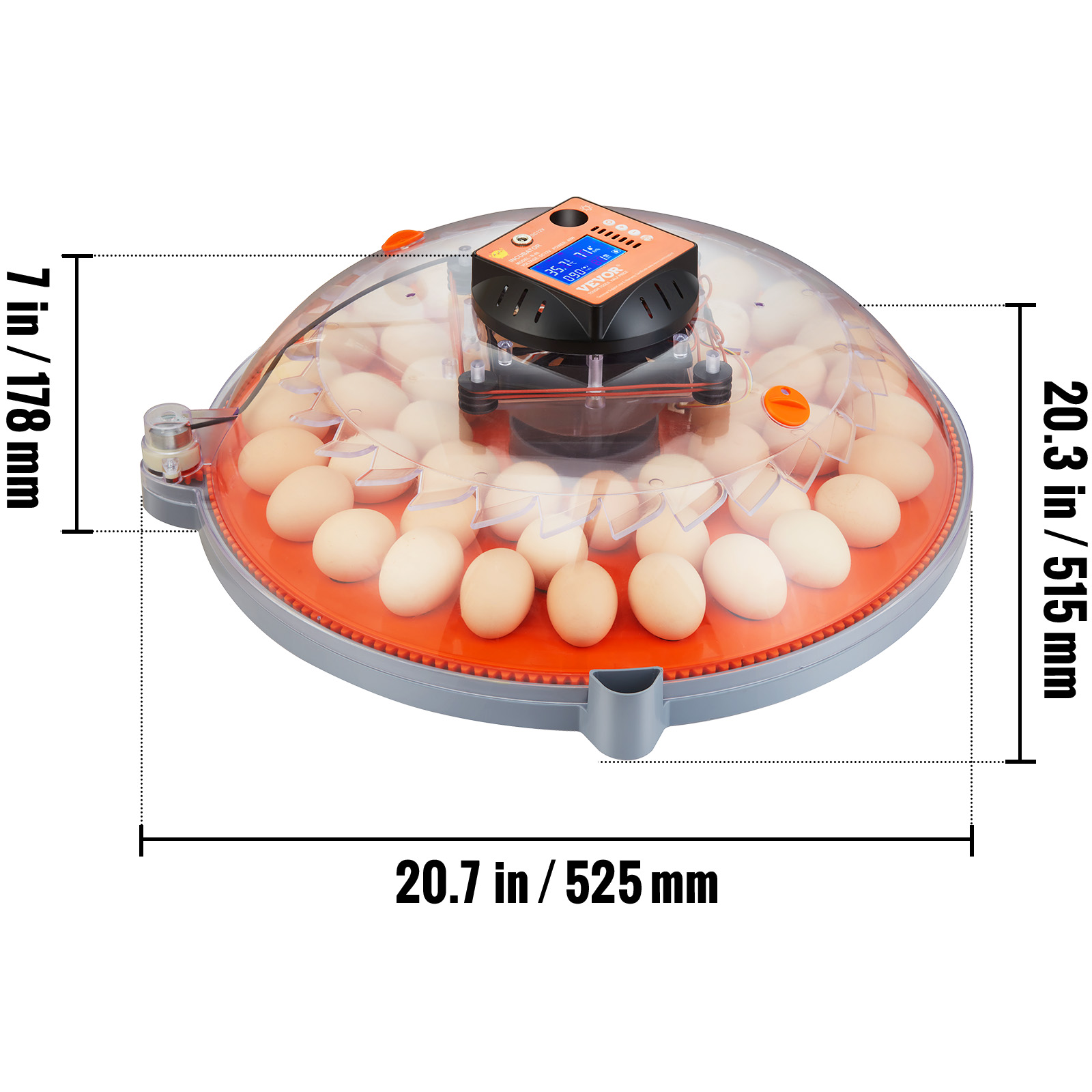 Eier Brutautomat Für 10-25 Eier - Intelligenter Brutkasten Mit Automatischem Wenden
